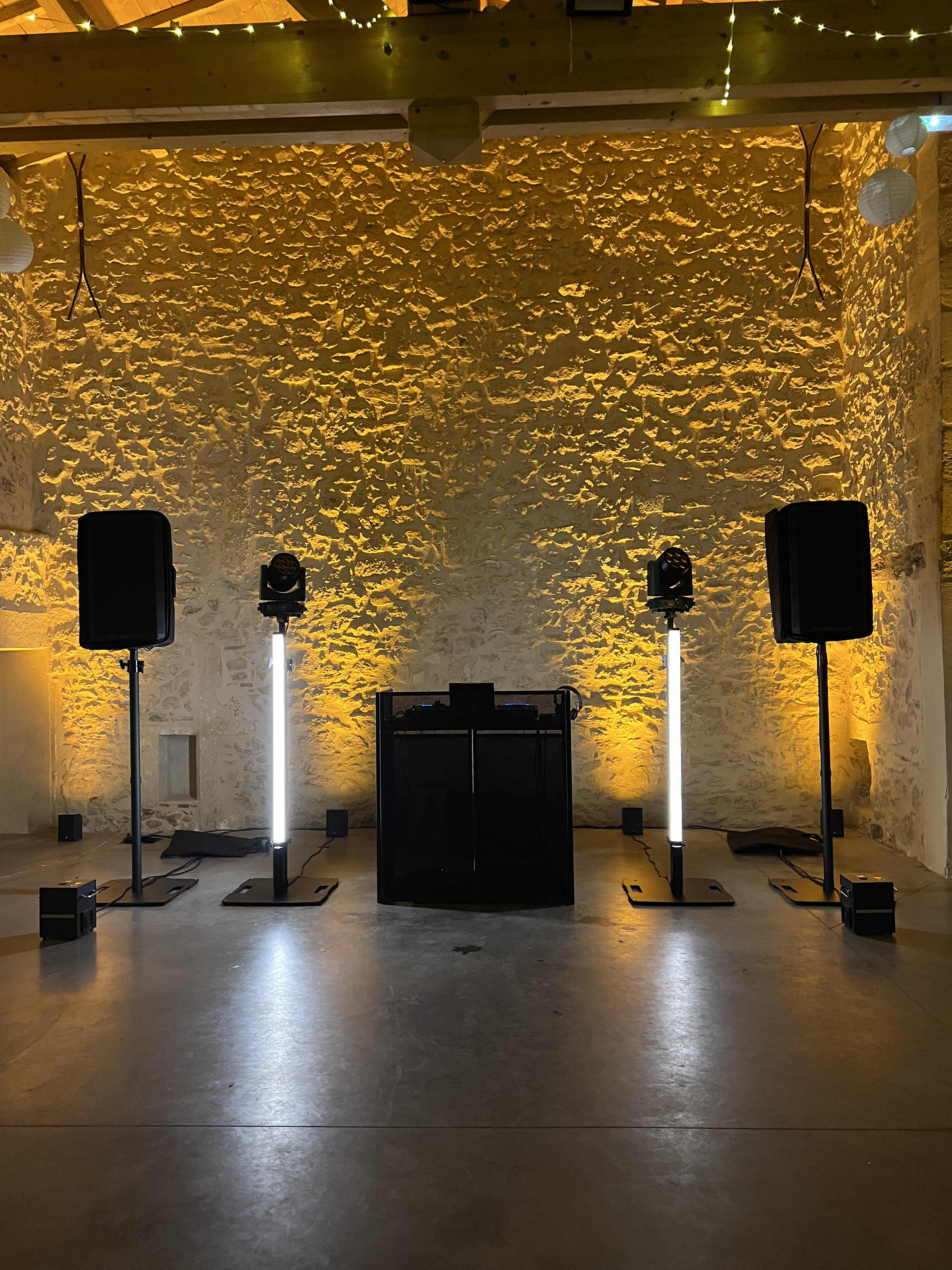 Éclairage doré - Événement